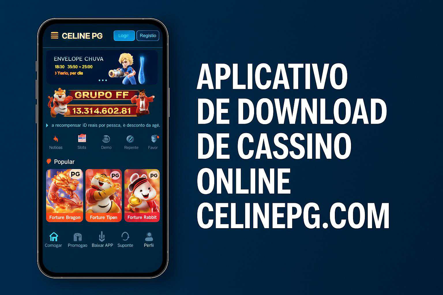 Baixar o CELINEPG .COM Cassino App