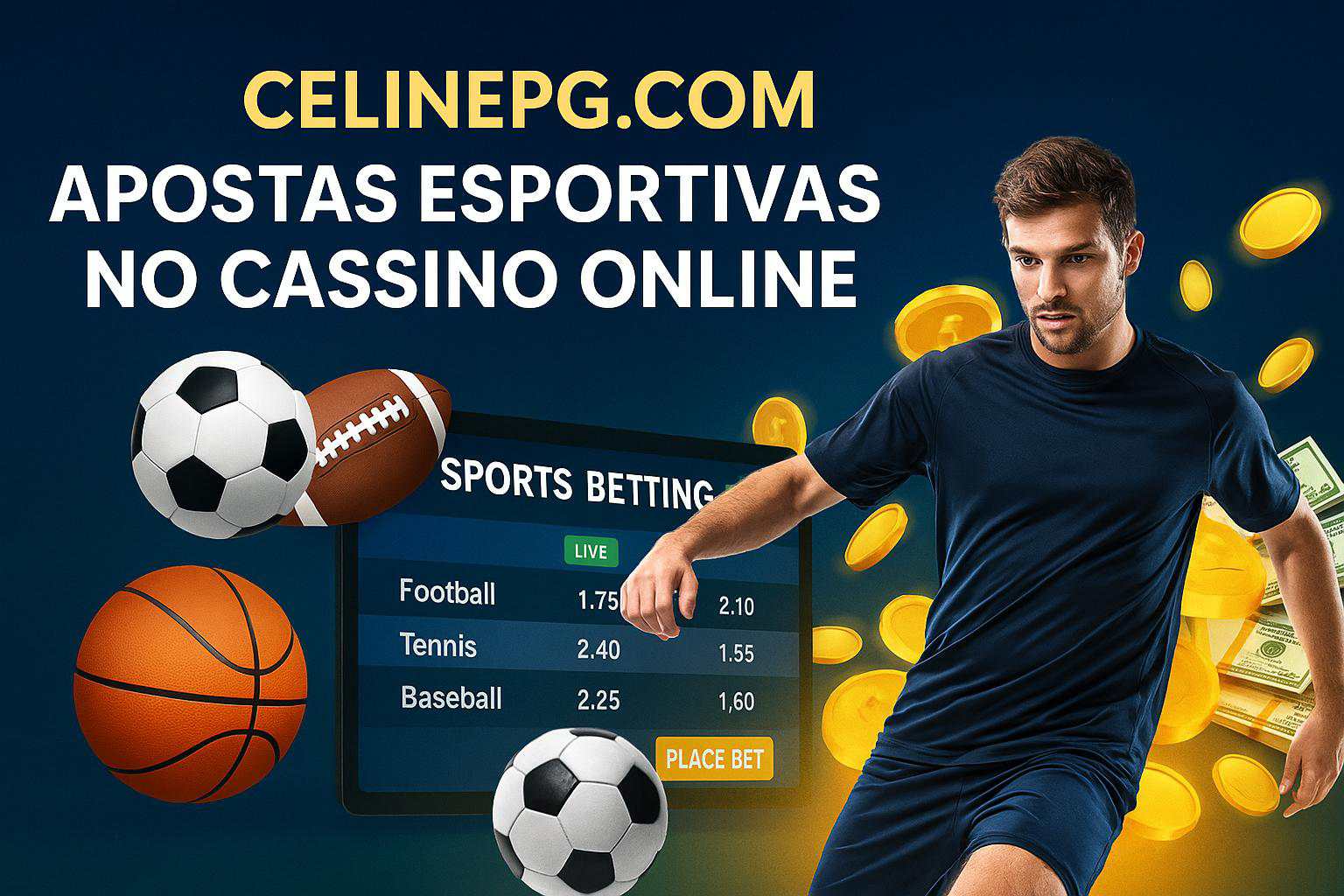 Apostas esportivas no cassino online CELINEPG .COM